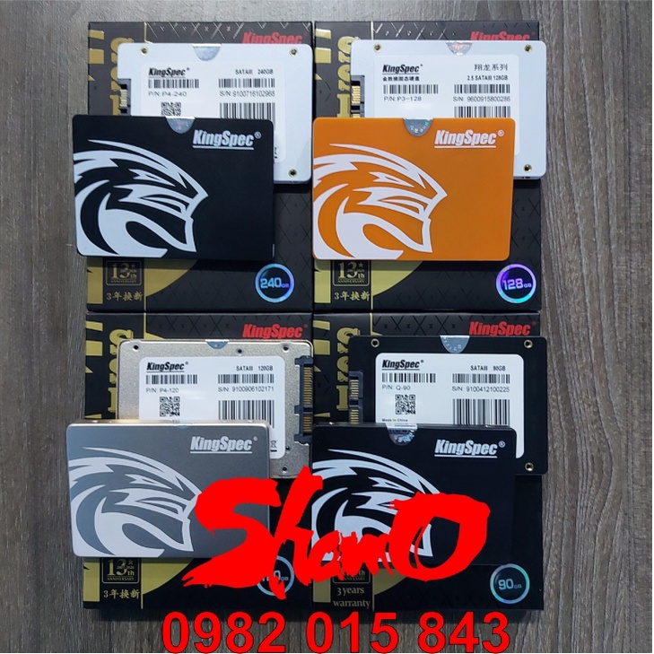 Ổ cứng SSD 2.5” KingSpec – Chính Hãng – Bảo hành 3 năm – Các dung lượng tùy chọn