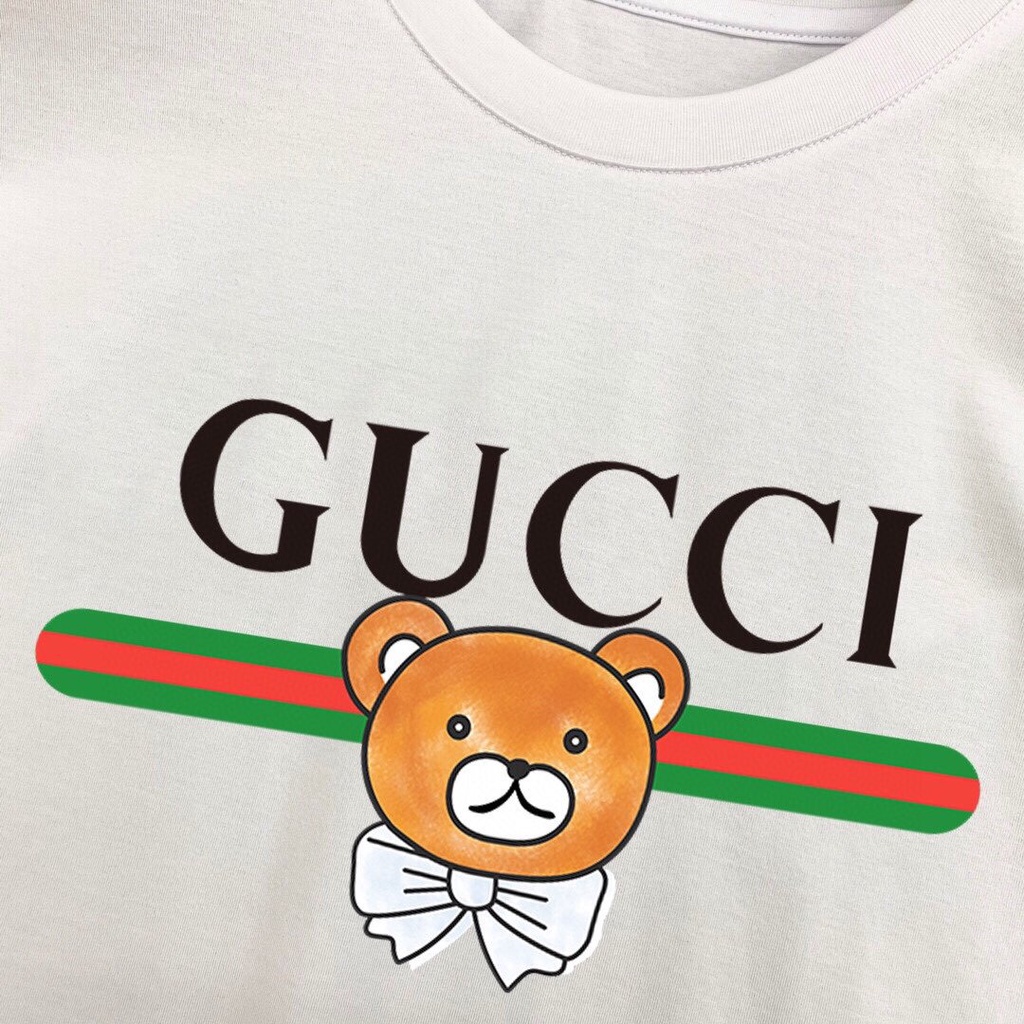 Original 2021 Latest Gucci Men's Short Sleeve White T-shirt Size: M-3XL 007366