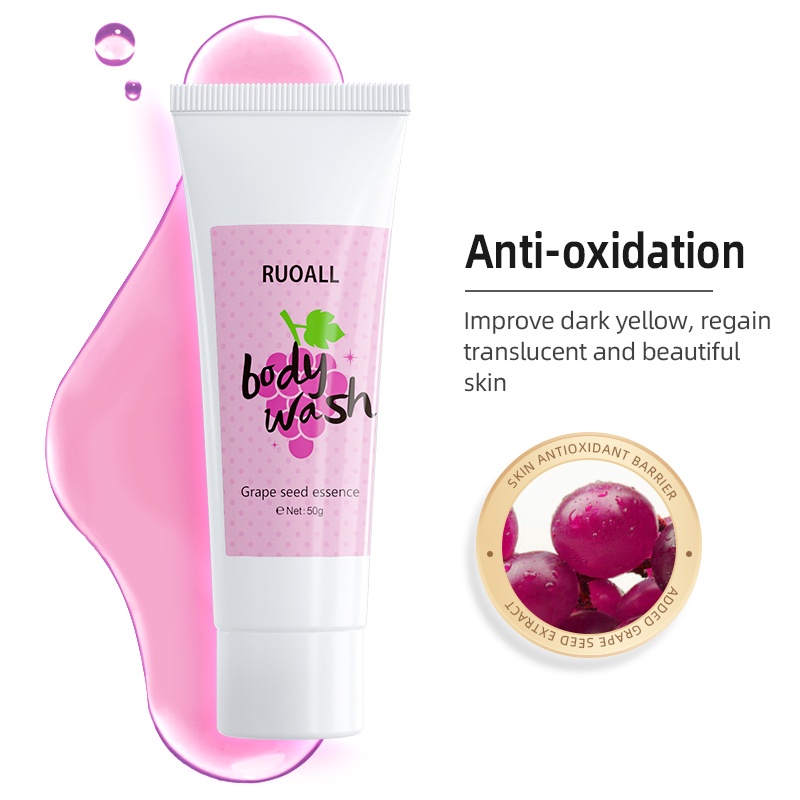 Sữa tắm Ruoall dưỡng ẩm da làm sáng dịu nhẹ 50ml