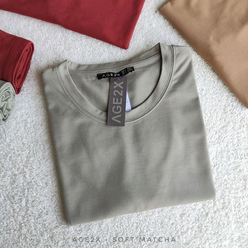 Áo thun cộc tay nam nữ AGE2X