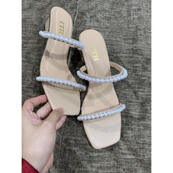 dép trệch cườm nhị bigsize 40-46 ( có kèm ảnh thật )