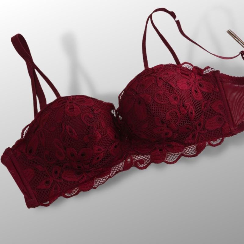 Áo Lót Nữ 2 Dây Nâng Ngực AN Ren Tạo Khe Ngực FL16