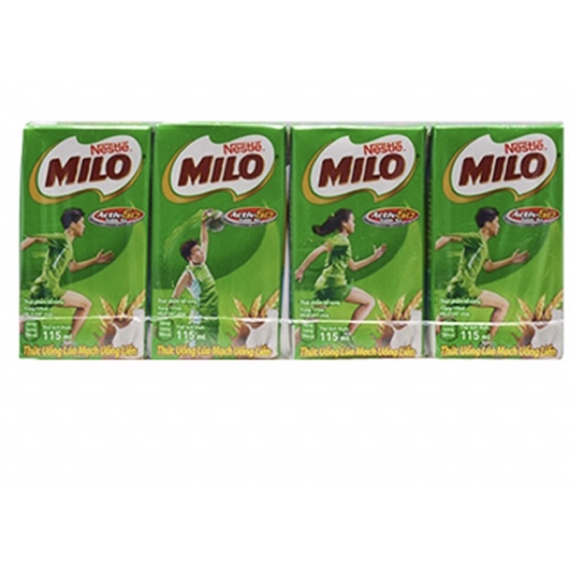 Thùng 48 Hộp x 115ml Milo Thức Uống Lúa Mạch