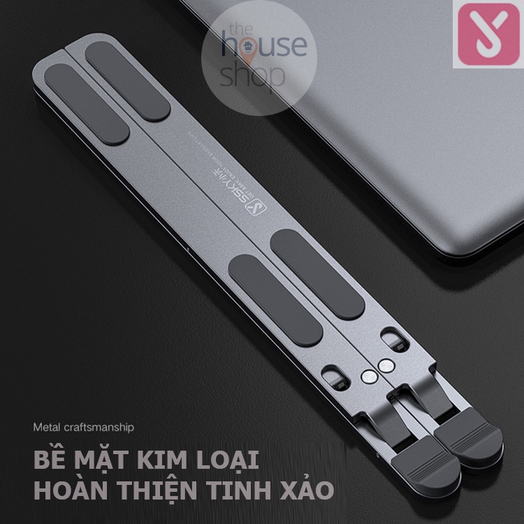 Giá đỡ laptop nhôm gấp gọn, giá đỡ ipad chính hãng SSKY