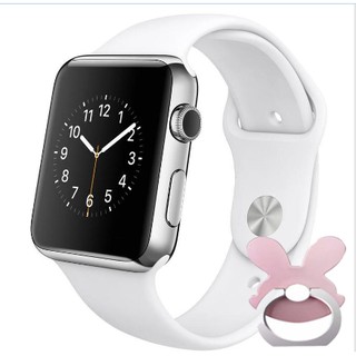 đồng hồ smart watch a1 (Trắng) nghe gọi như điện thoại thông minh Tặng giá đỡ điện thoại thỏ đáng yêu