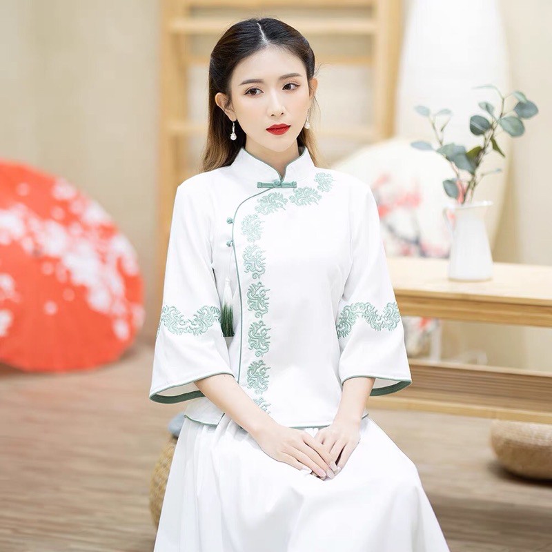 Áo cổ trang hán phục kiểu trung hoa trung quốc