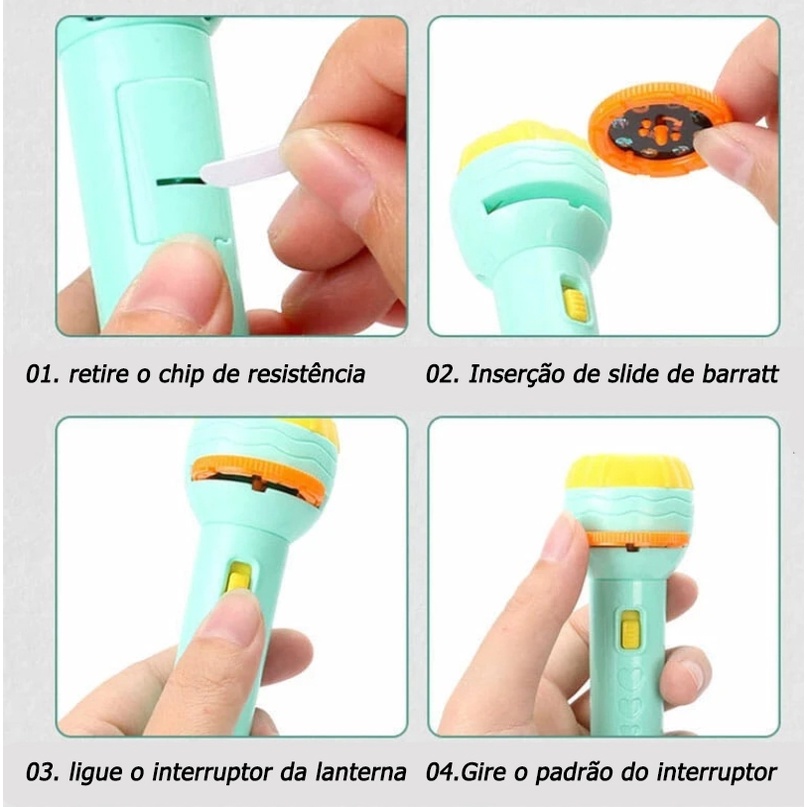 Đồ Chơi Đèn Chiếu Chiếu Hình Dễ Thương Dùng Làm Quà Tặng Giáng Sinh Cho Bé