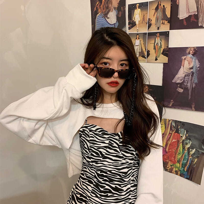 Set Đầm Hai Dây Và Áo Khoác Thời Trang Cỡ Lớn 150kg Cho Nữ | BigBuy360 - bigbuy360.vn