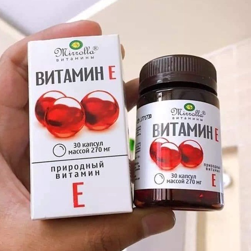 Mirrolla Vitamin E đỏ Nga làm đẹp da, cải thiện nội tiết [nhập khẩu chính hãng] | Thế Giới Skin Care