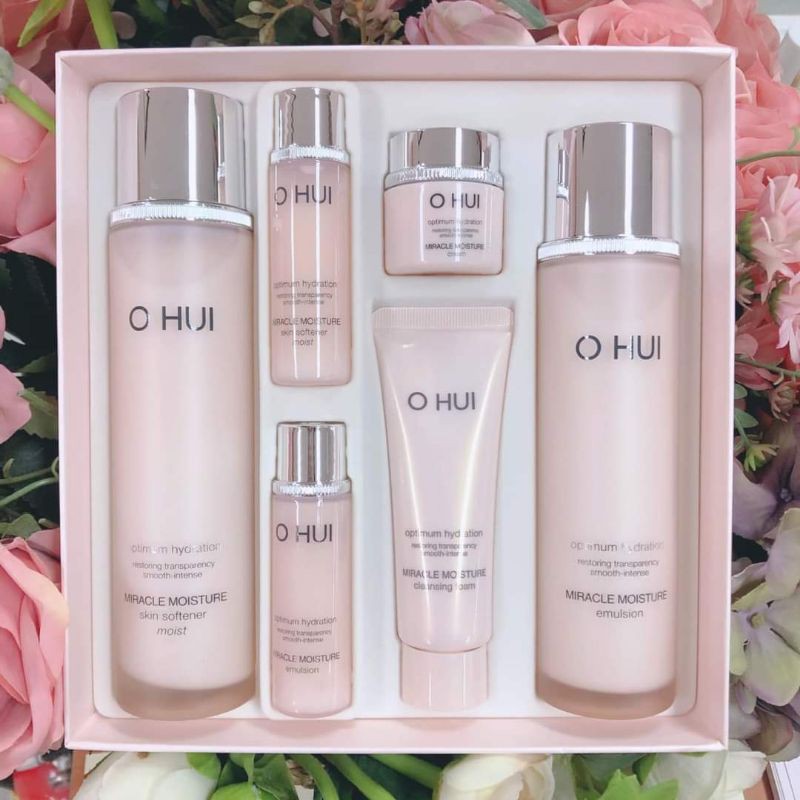 (Có TEM chính hãng) Set Dưỡng Ẩm OHUI MIRACLE MOISTURE SET