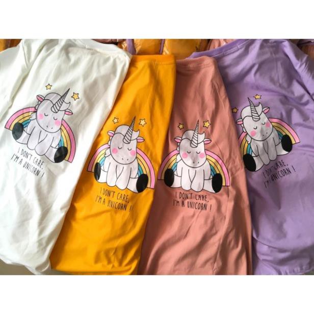 [R04][HÌNH THẬT] Áo thun nữ nam unisex căp đôi áo phông nữ tay lỡ kì lần Unicorn hàng đẹp mẫu mới-BT033