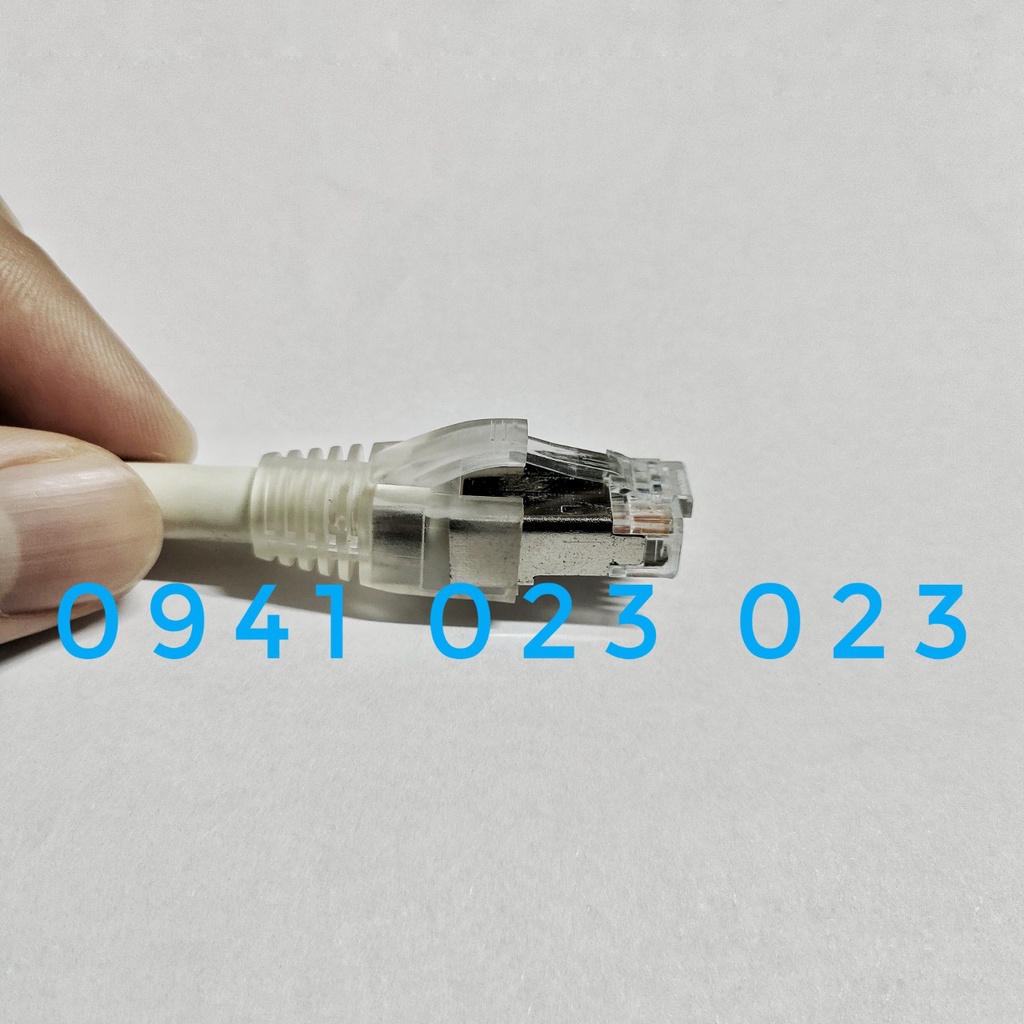 Đầu chụp cao su RJ45 trong suốt chuyên dùng cho Cat6A và Cat7 - MODULAR PLUG BOOT