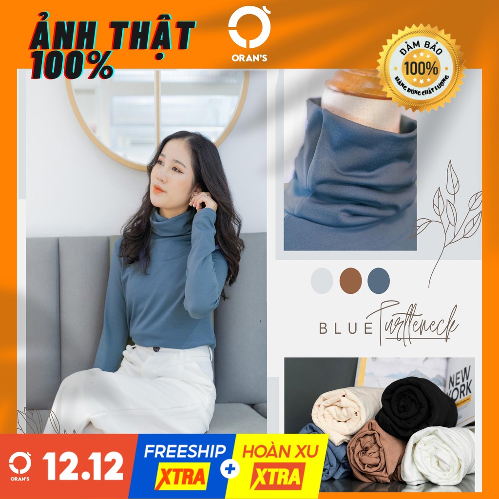 ÁO THUN CAO CỔ LÓT NỈ BÔNG - Thun cao cổ phong cách Hàn Quốc