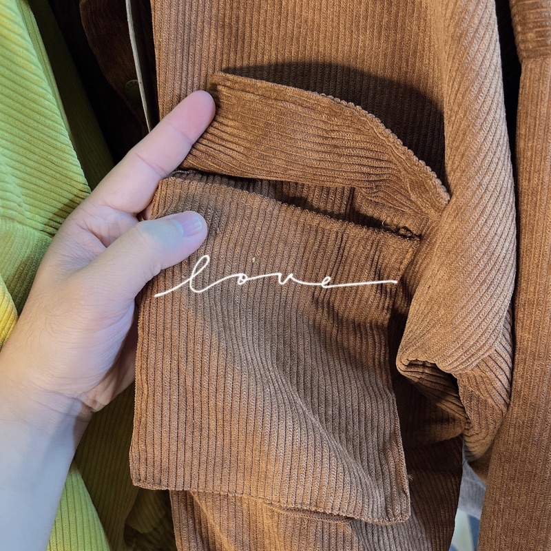 AK62_Áo Khoác Cổ Trụ Phom Rộng Tay Cánh Dơi_Chất Nhung Tăm Loại 1 Vải Cực Mát Dày Dặn