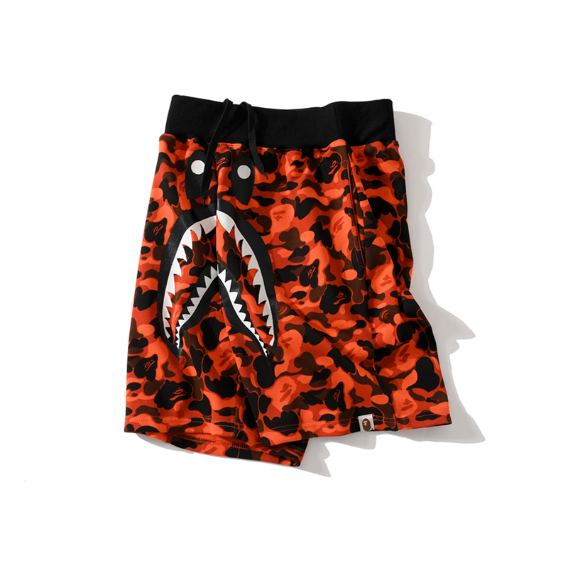 Quần short BAPE X XO họa tiết rằn ri phong cách cá tính dành cho nam nữ