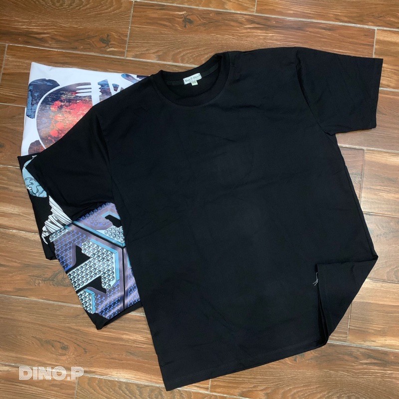 [Ảnh thật] Áo thun trơn form rộng 75% cotton (75kg-85kg) - Mã P0011