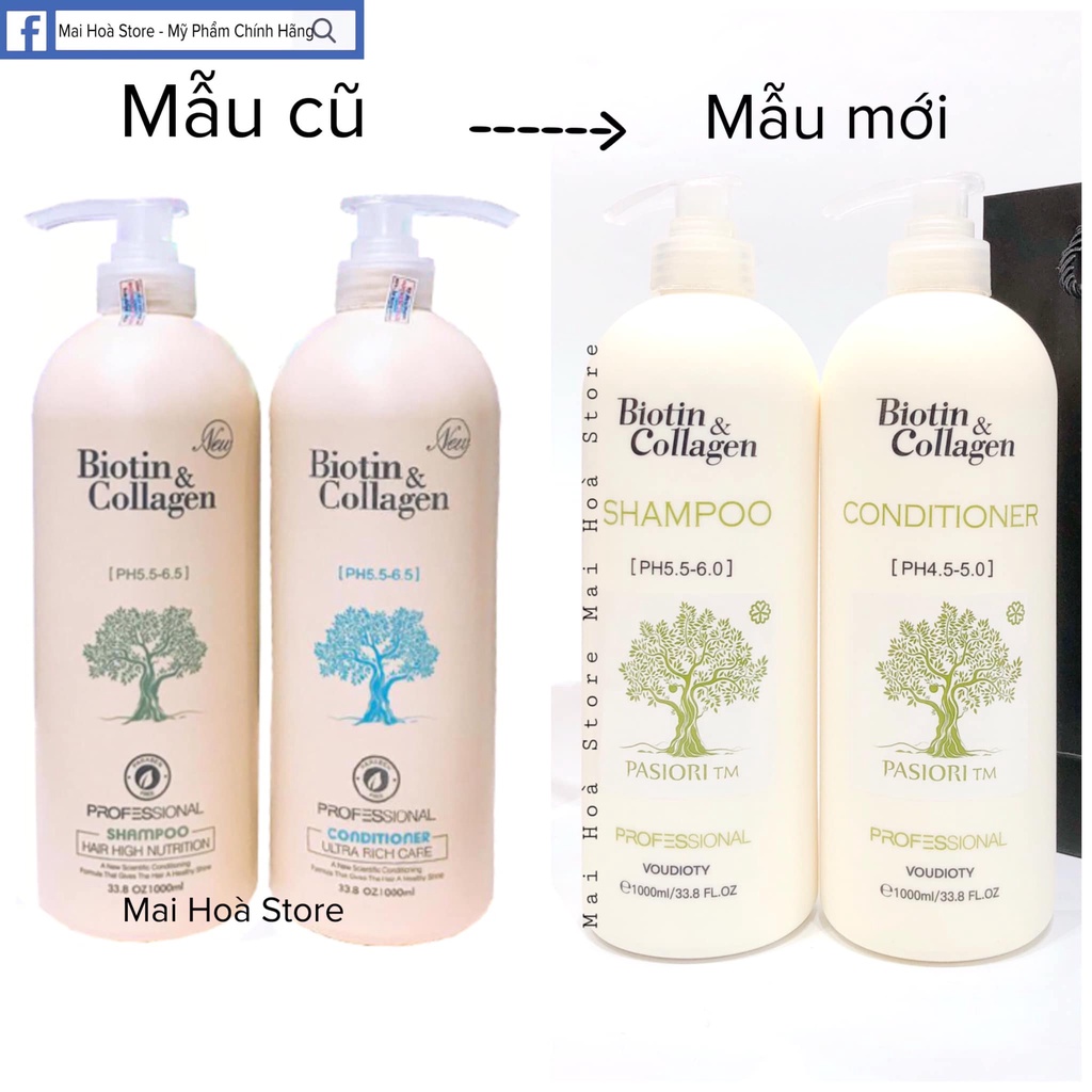 MẪU MỚI 2021 Bộ Gội Xả BIOTIN XANH LÁ 1000ml - Ngừa Gàu, Giảm Tóc Gãy Rụng, Phục Hồi Tóc Hư Tổn