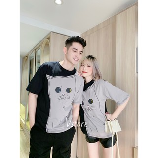 Áo Đôi - Phông Mèo 12061