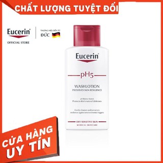 Sữa tắm cho da cơ thể nhạy cảm Eucerin pH5 Washlotion 200ml