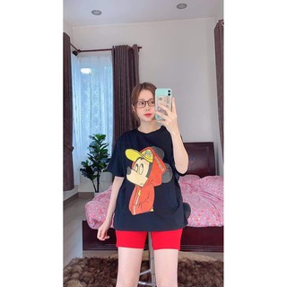 Đồ Bộ Nữ Mặc Nhà Thun Cotton In Hình Siêu CuTe