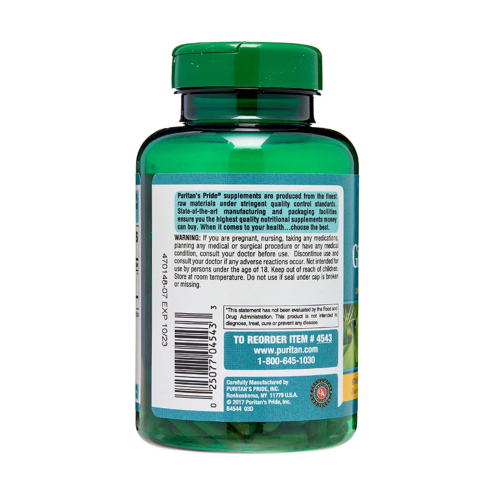Viên uống giúp tăng cường trí nhớ Ginkgo Biloba 120mg Puritan's Pride của Mỹ