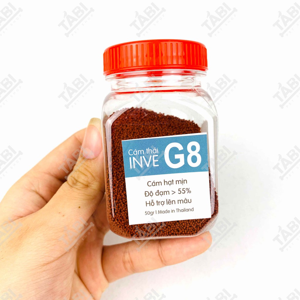 50g Thức Ăn Cá Cám Thái Inve G8 (0.8mm) Cho Cá Beta, Guppy, Vàng,…[INVE]