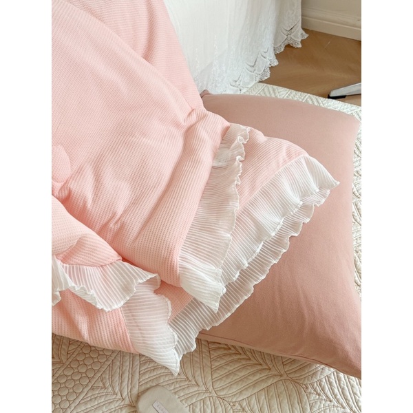 Chăn lạnh Waffle cao cấp mùa hè Mùa Decor - Phong cách Hàn Quốc