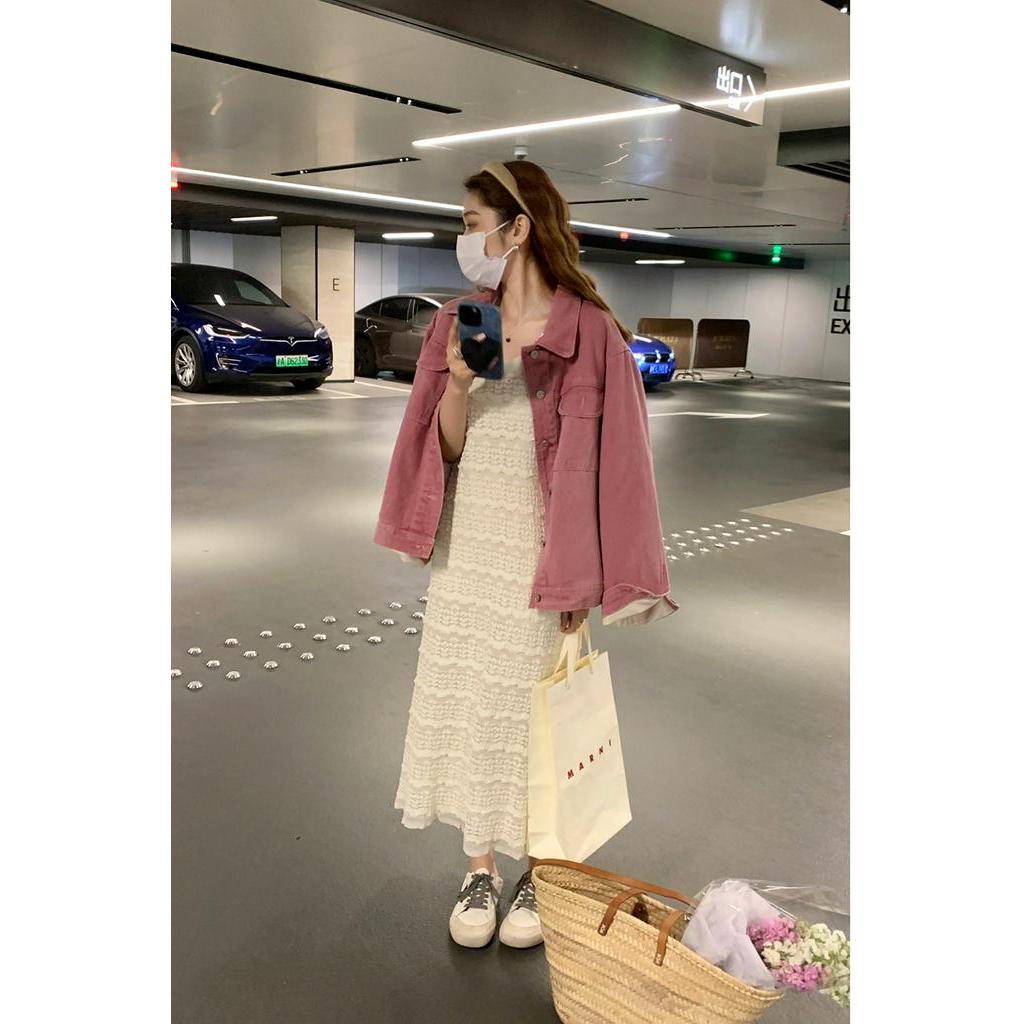 Đầm Dài Không Tay Phối Ren 61452