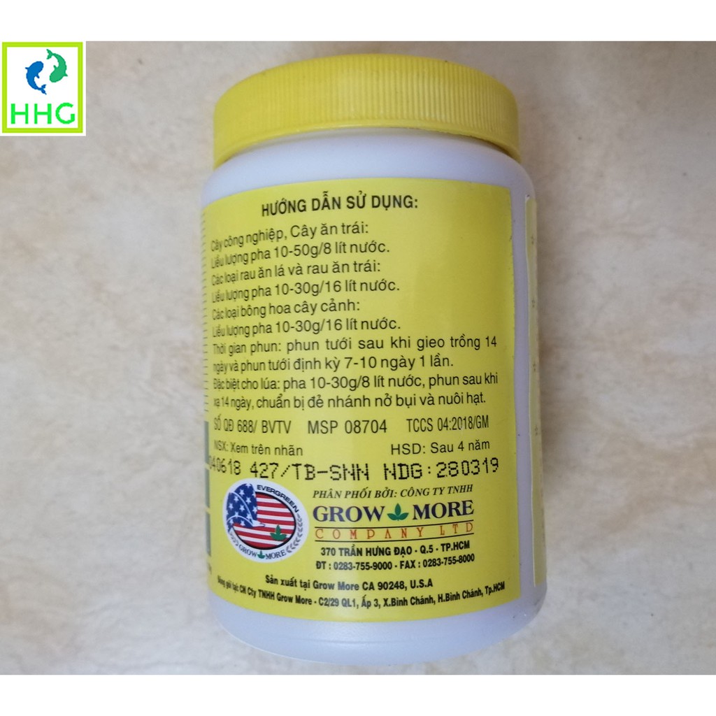 Phân bón lá cao cấp GROWMORE (USA) BUD & BLOSSOM NPK 6-30-30 + TE Kích Ra Hoa, Tăng Đậu Quả