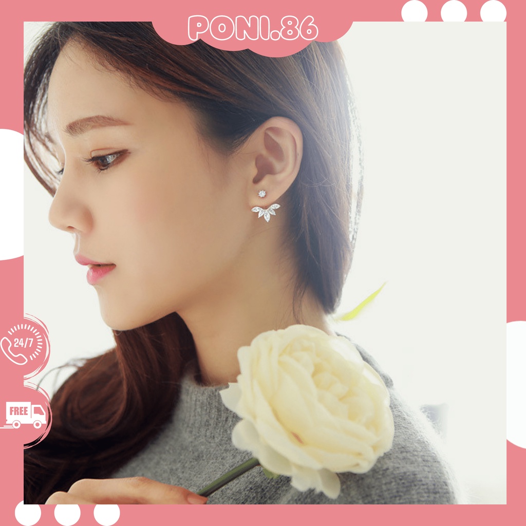 Hoa tai đính đá cho cô dâu đi tiệc sang chảnh phong cách hiện đại quý phái