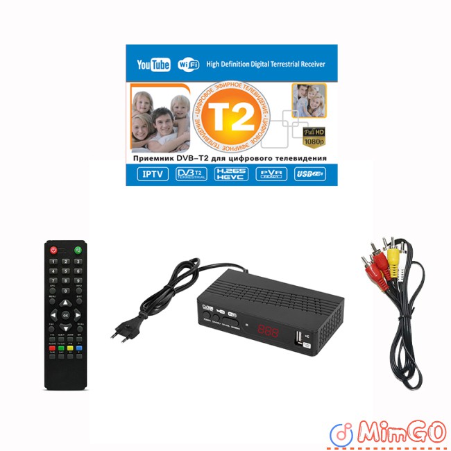 Đầu Chuyển Đổi Dvb T2 Dvb C Usb Cho Tv 1080p Dvb-T2 Và Phụ Kiện