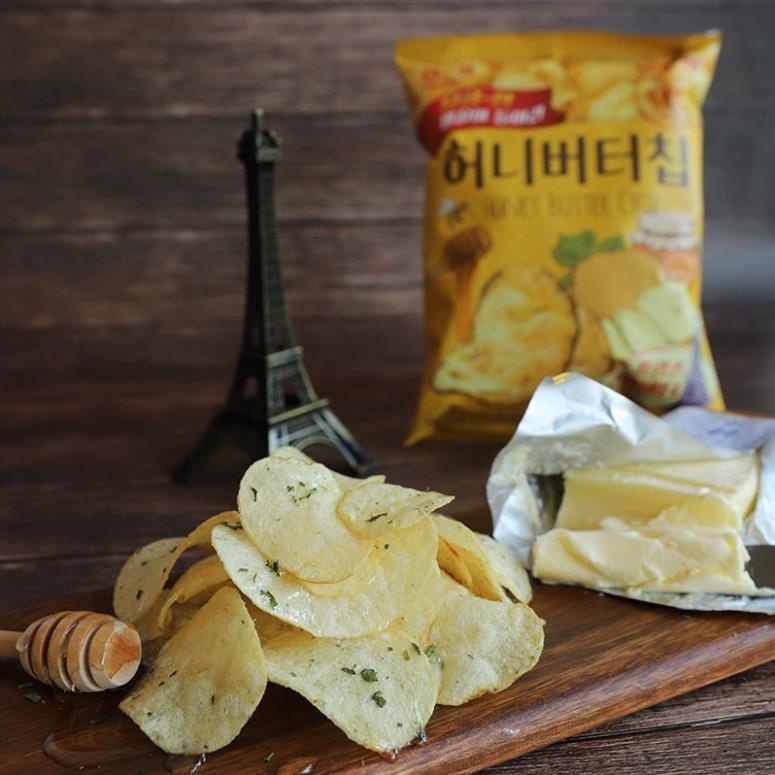Snack Khoai Tây Bơ Mật Ong Hàn Quốc honey butter chip Túi 60g