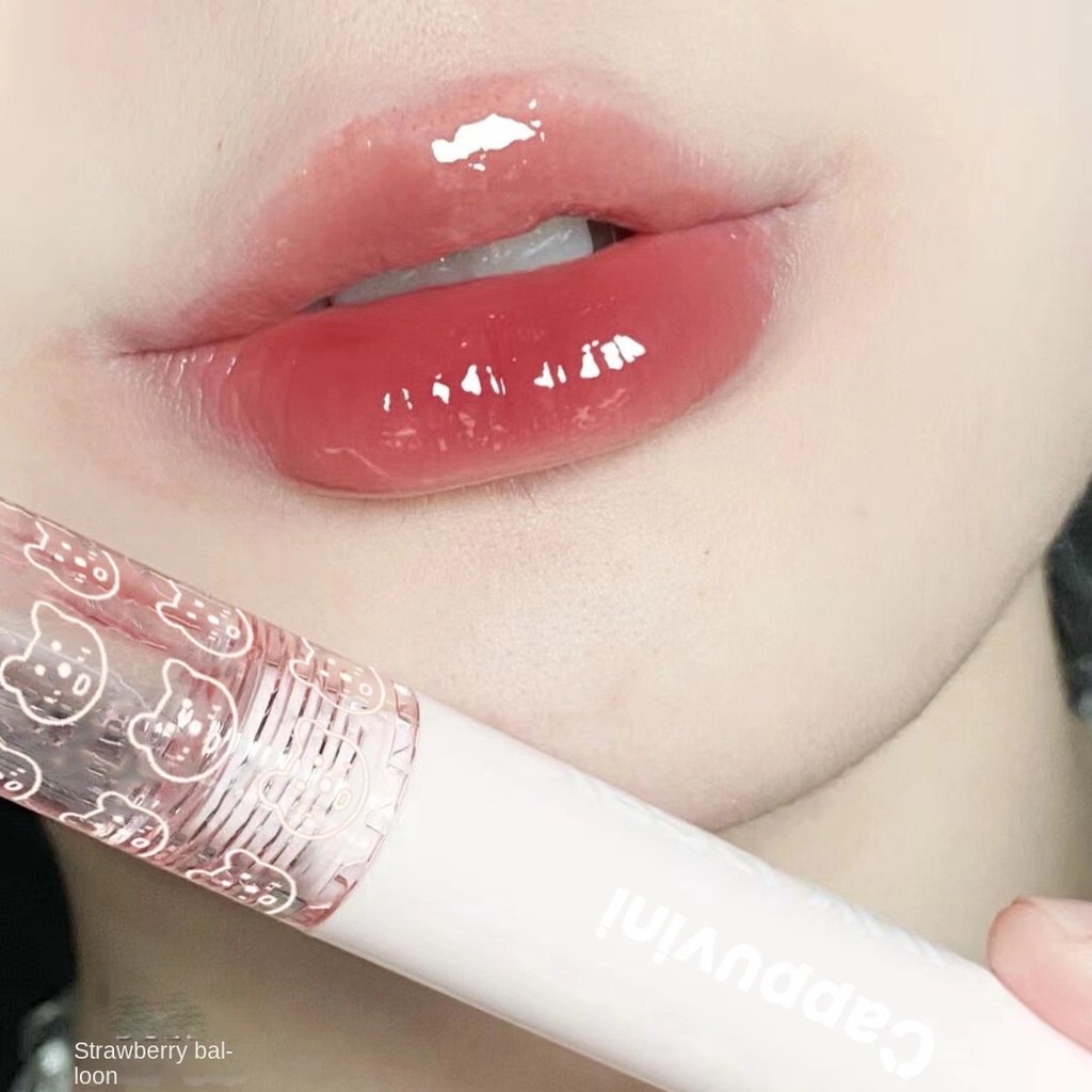 Son Kem Hiệu Ứng Gương Bóng Không Phai Màu Không Dính Cốc Màu Sắc Thời Trang