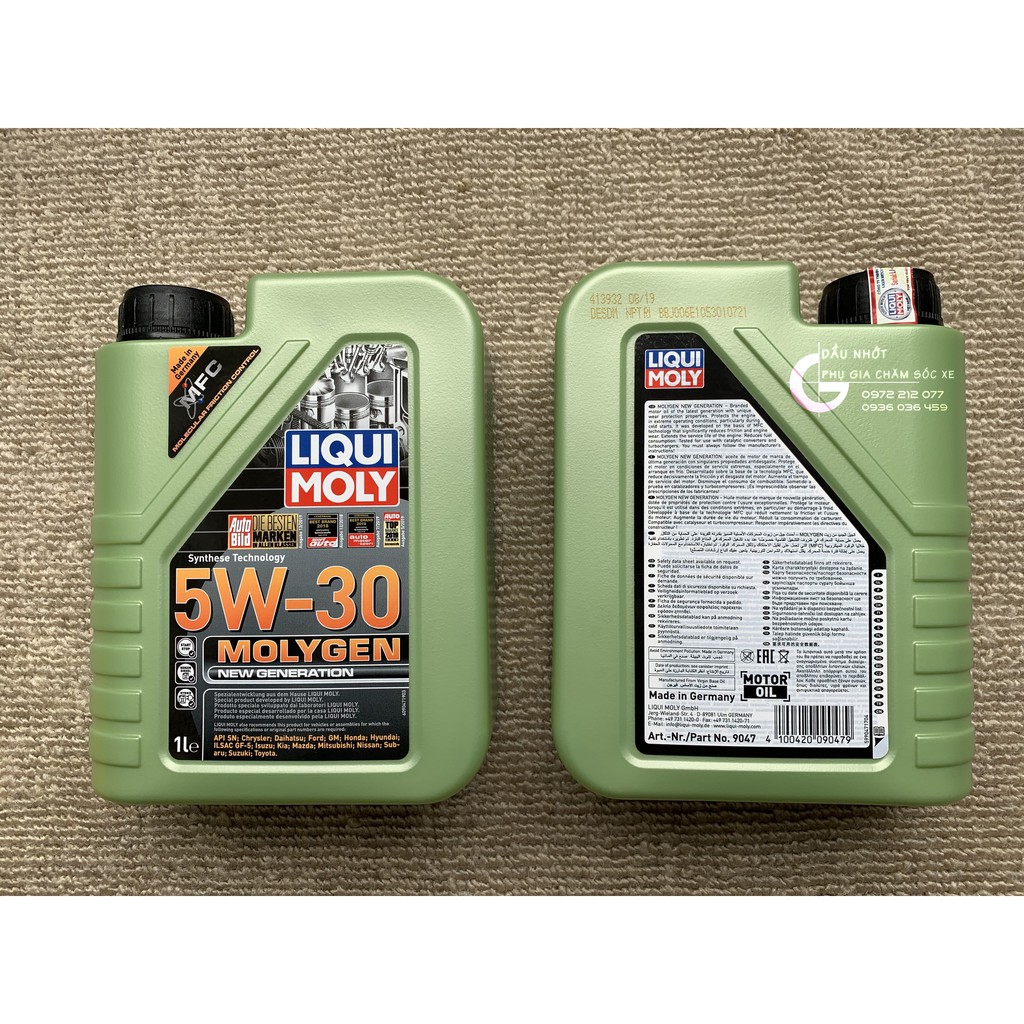 Dầu nhớt Liqui Moly Molygen 5W-30 giá rẻ chính hãng cho xe tay ga & ô tô