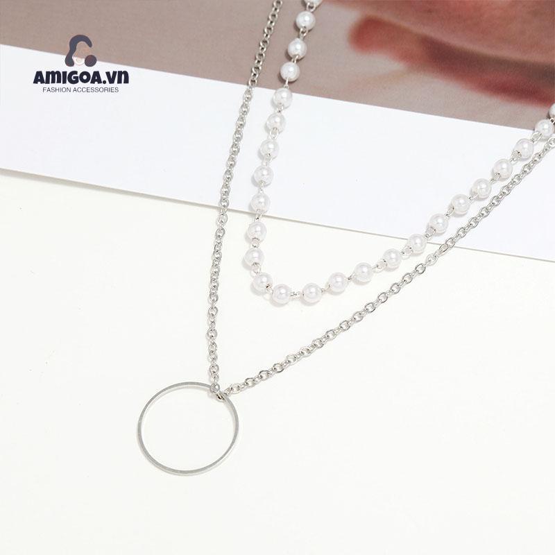 ✨✨Vòng Cổ Chuỗi Ngọc Trai Nhân Tạo Tự Nhiên Khí Chất Thời Trang Nữ Tính Thiết Kế Cảm Giác Tối Đa