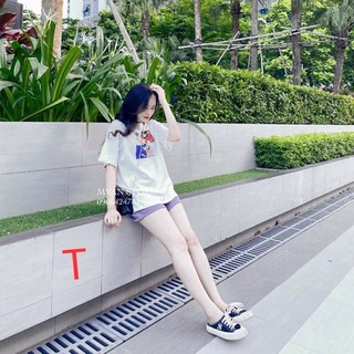Áo thun in hình chó và chuột mickey AC26