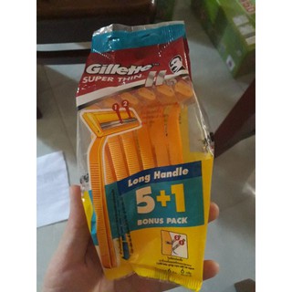 Bịch 6 cây dao cạo râu Gillette2 lưỡi (5 tặng 1)