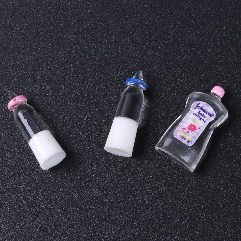 Set 3 Bình Sữa Gội Đầu Đồ Chơi Búp Bê Cho Bé