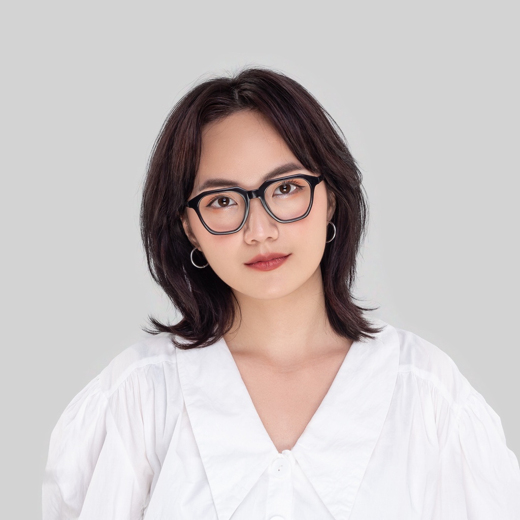 Gọng kính cận nam/nữ WeeHours SLAY , dáng vuông thời trang, nhựa Acetate cao cấp | BigBuy360 - bigbuy360.vn
