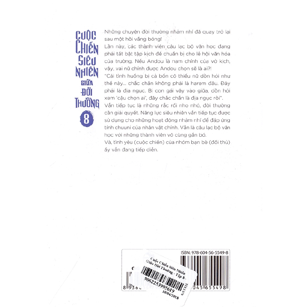 Sách - Cuộc Chiến Siêu Nhiên Giữa Đời Thường - Tập 8