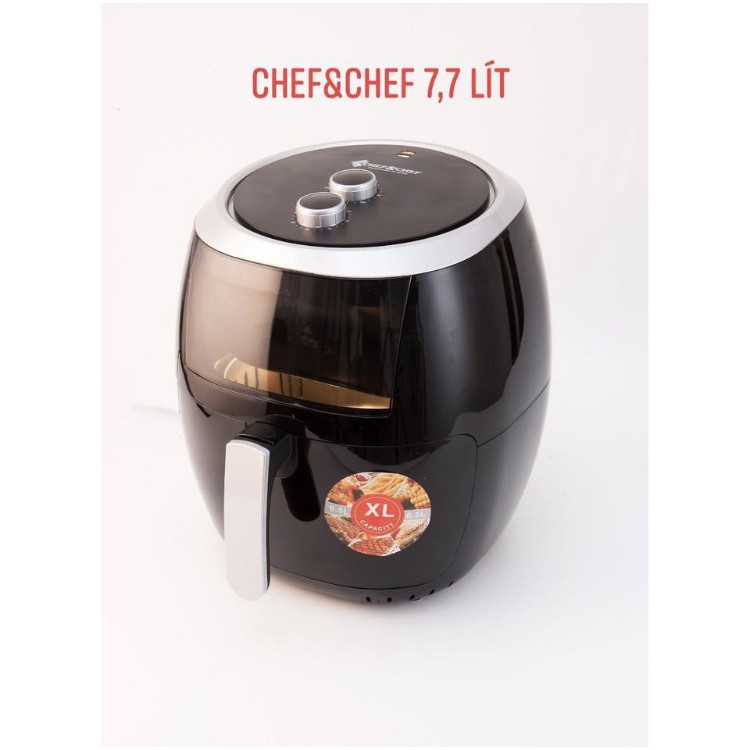 [Bảo hành 12 tháng] NỒI CHIÊN KHÔNG DẦU DUNG TÍCH LỚN CHEF &amp; CHEF YJ-702, 6.5L &amp; 7.7L