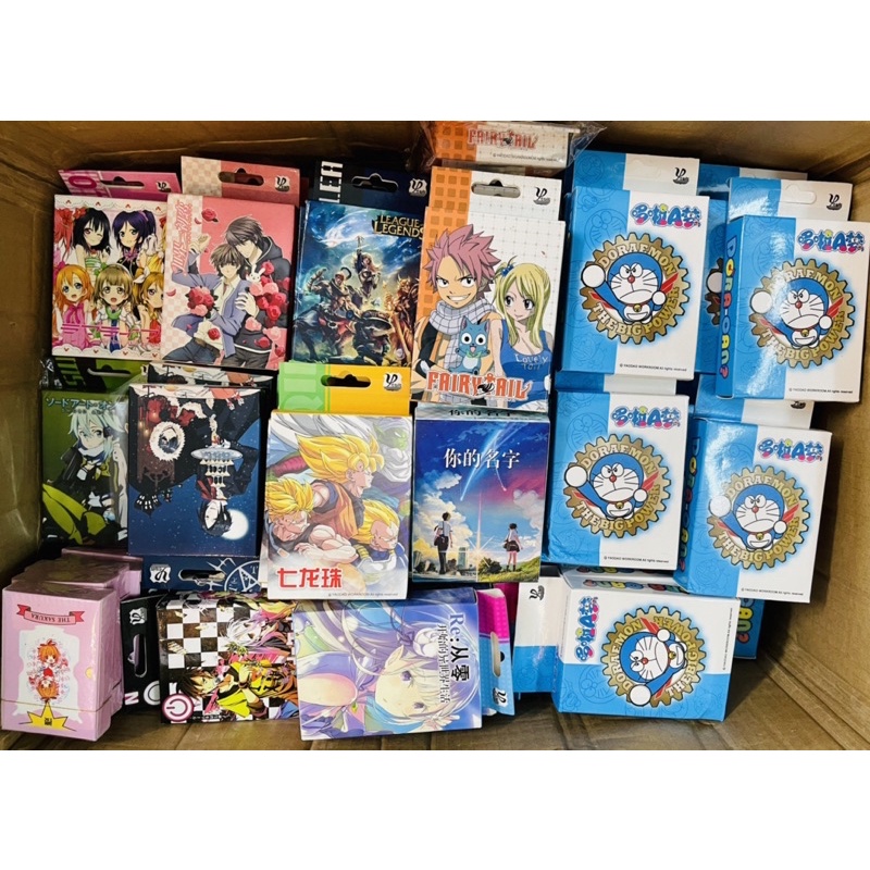 Bộ bài anime hình truyện tranh 50 mẫu / bộ bài tú lơ khơ 54 hình khác nhau 1 bộ