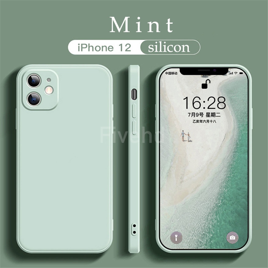 Ốp điện thoại silicon mềm màu trơn bảo vệ cho iPhone Se 2020 X Xr Xs Max 8 7 6 6s Plus | BigBuy360 - bigbuy360.vn
