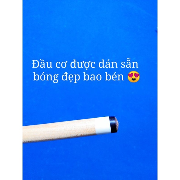 Cơ Bida Libre Đài Loan Ngọn 11.5mm - Kèm Bao Tay Xỏ Ngón Nhập Khẩu, Bao Cơ Mềm Và Dán Đầu Cơ R Bao Bén Đánh Kent Ngon