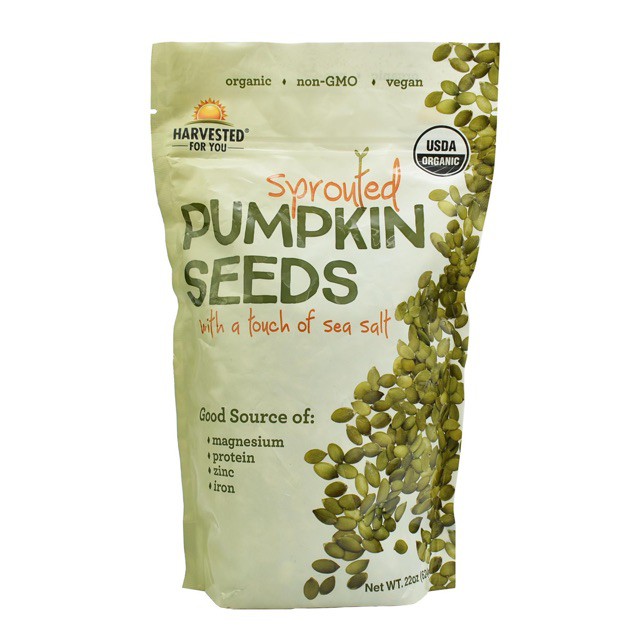 DATE 27/10/2021🎃 🎃HẠT BÍ TÁCH VỎ PUMPKIN SEEDS MỸ 624G 🎃 🎃 - OGANIC