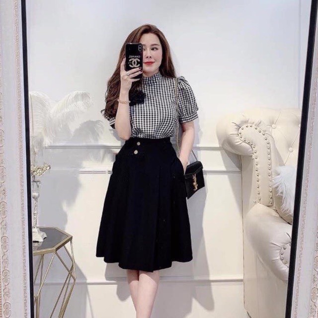 CHÂN VÁY XÒE 2 CÚC MẪU MỚI SIÊU HOT 534 | BigBuy360 - bigbuy360.vn