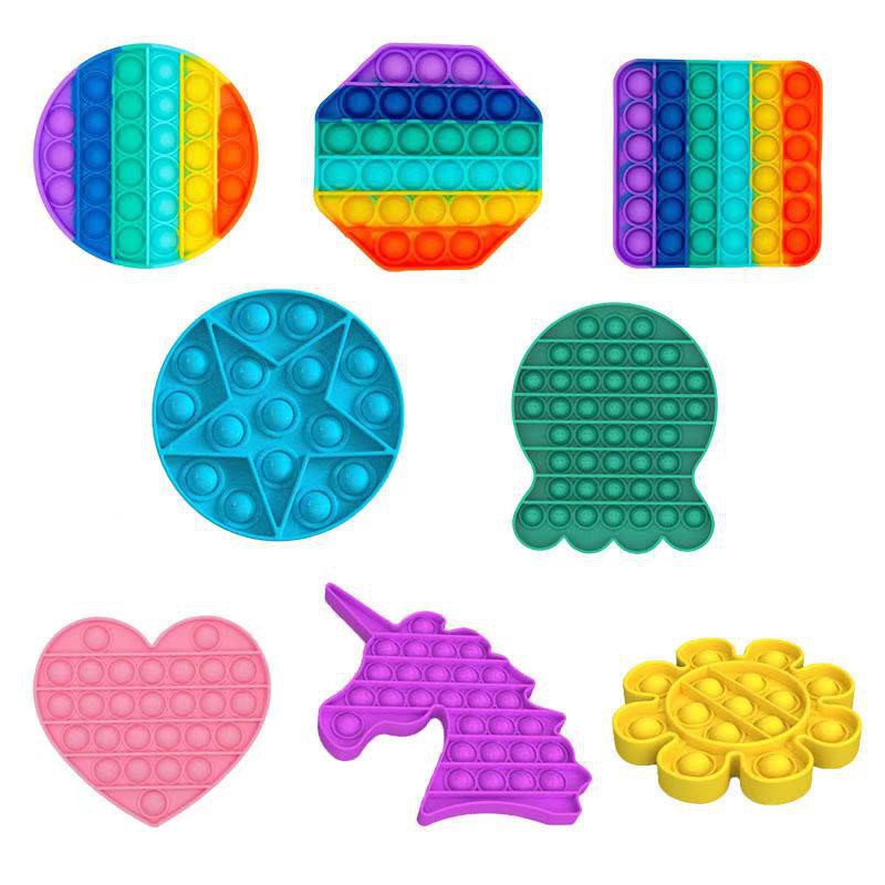 Pot It Fidget Đồ chơi nhấn nút tròn giảm căng thẳng độc đáo