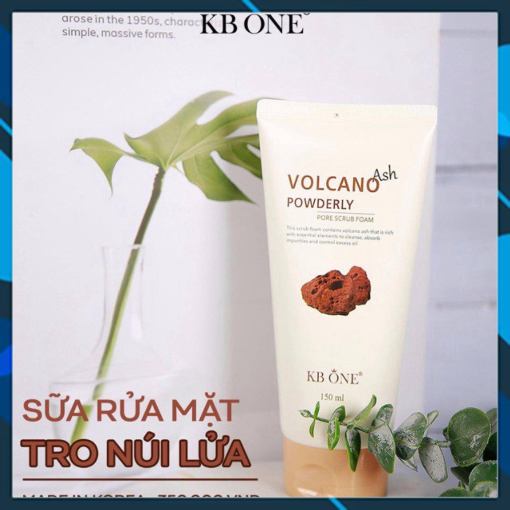 Sữa rửa mặt tro núi lửa KBone từ Hàn Quốc - Chính Hãng 100%