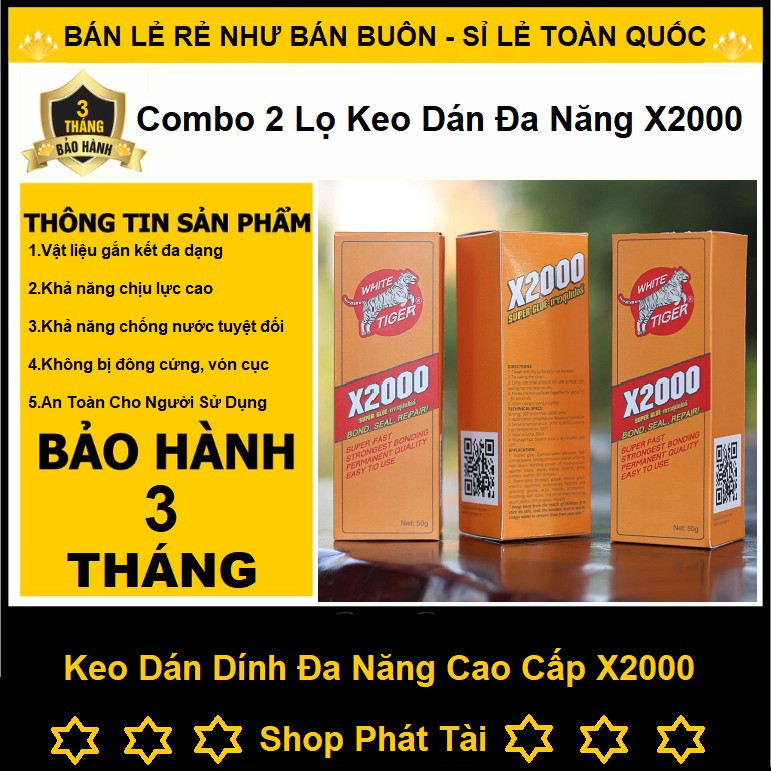 [combo 2 lọ] Keo dán đa năng, Keo dán X2000, siêu dính, dán gỗ, thủy tinh, kim loại, sắt, gốm sứ, nhựa,tất cả mọi thứ