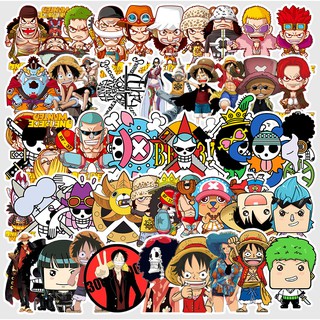 Bộ 50 Sticker hoạt hình One Piece